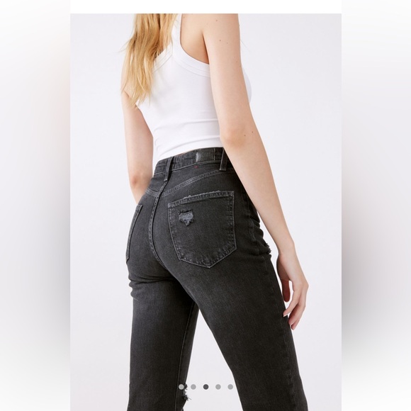 BDG High-waisted Comfort Stretch Black Jeans - Picture 3 of 8